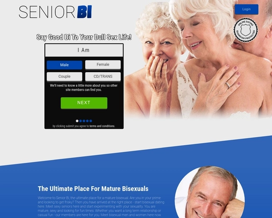 Bisexual Dating for Seniors Logo