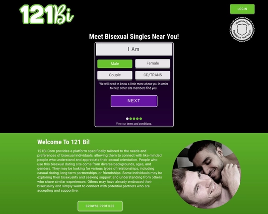 Bisexual Dating in The USA Logo